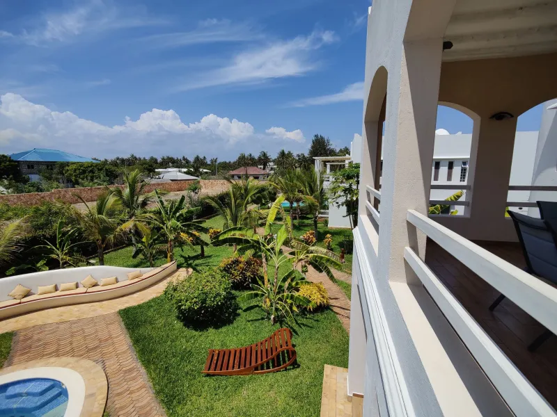 The view from the villa terrace